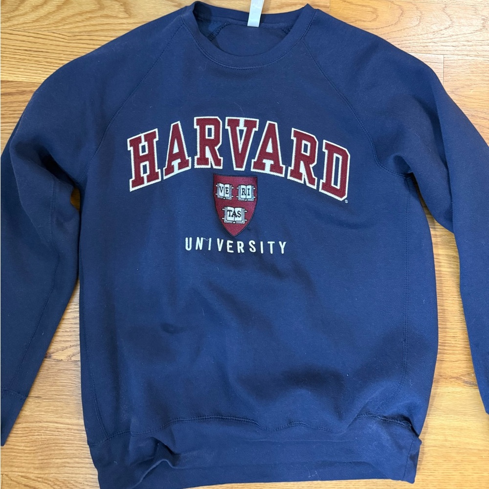 Harvard University Navy Blue Sweater